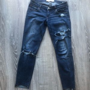 Abercrombie & Fitch destroyed skinny jeans